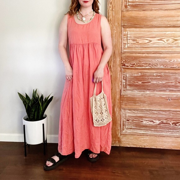 Vintage 90s Woven Knit Flower Bag - Picture 3 of 3